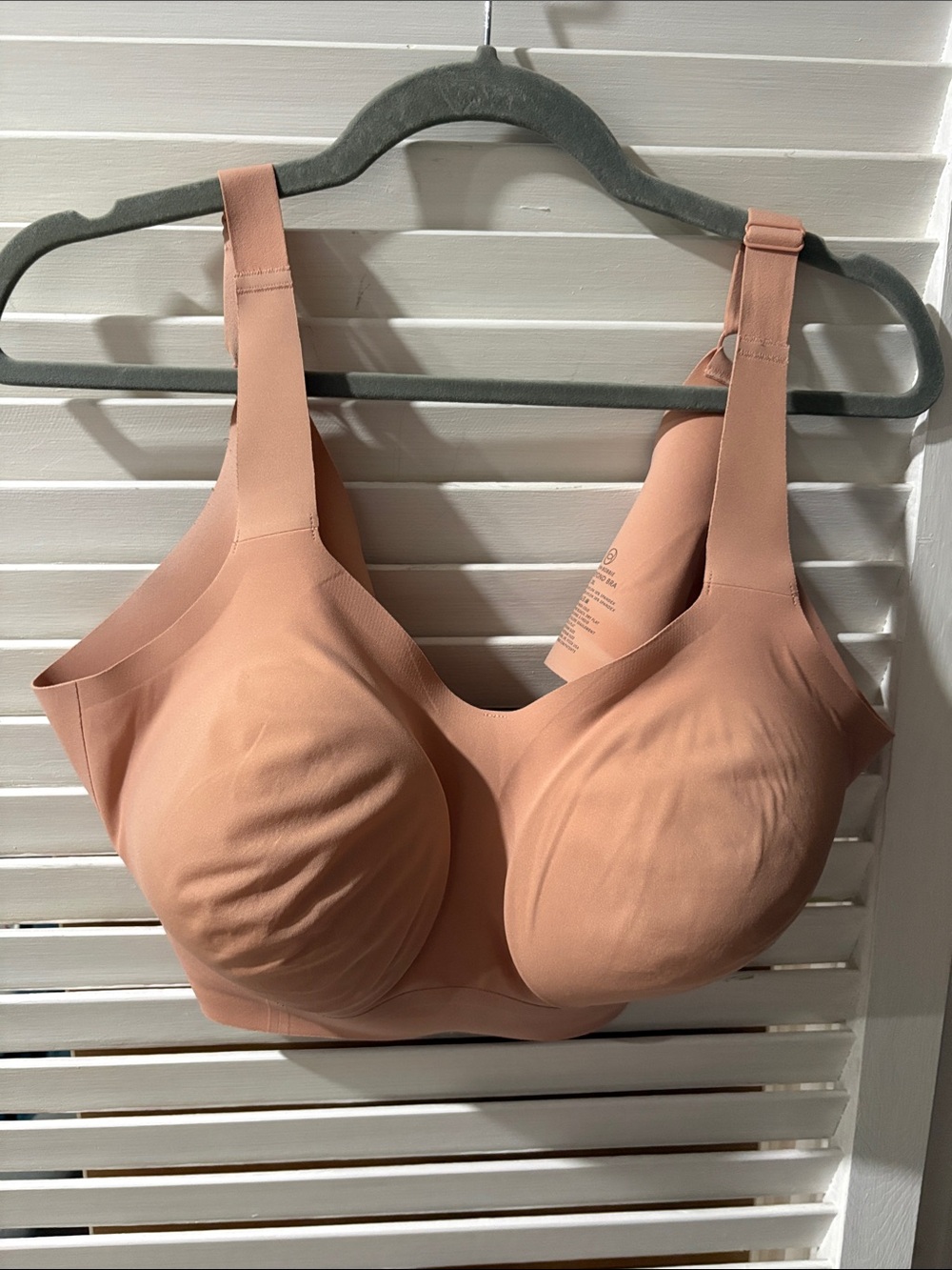 Evelyn Bobbie Beyond Bra 2XLSeamless Nude Wireless Bra - Smooth Comfort in Blush